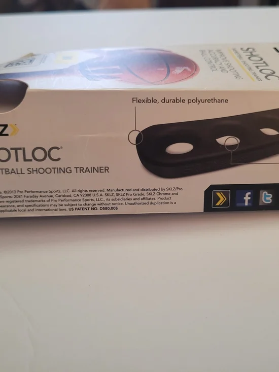 ShotLoc Basketball Shooting Trainer - Black/Orange - Picture 8 of 11